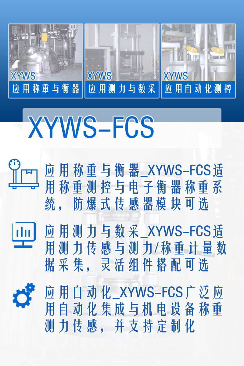 XYWS-FCS稱重傳感器 測力傳感器 稱重模塊 功能